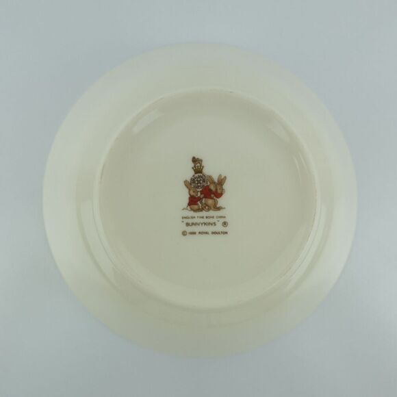Royal Doulton Bunnykins English Fine Bone China Plate, Bowl & Cup Set 1988 - Picture 16 of 16